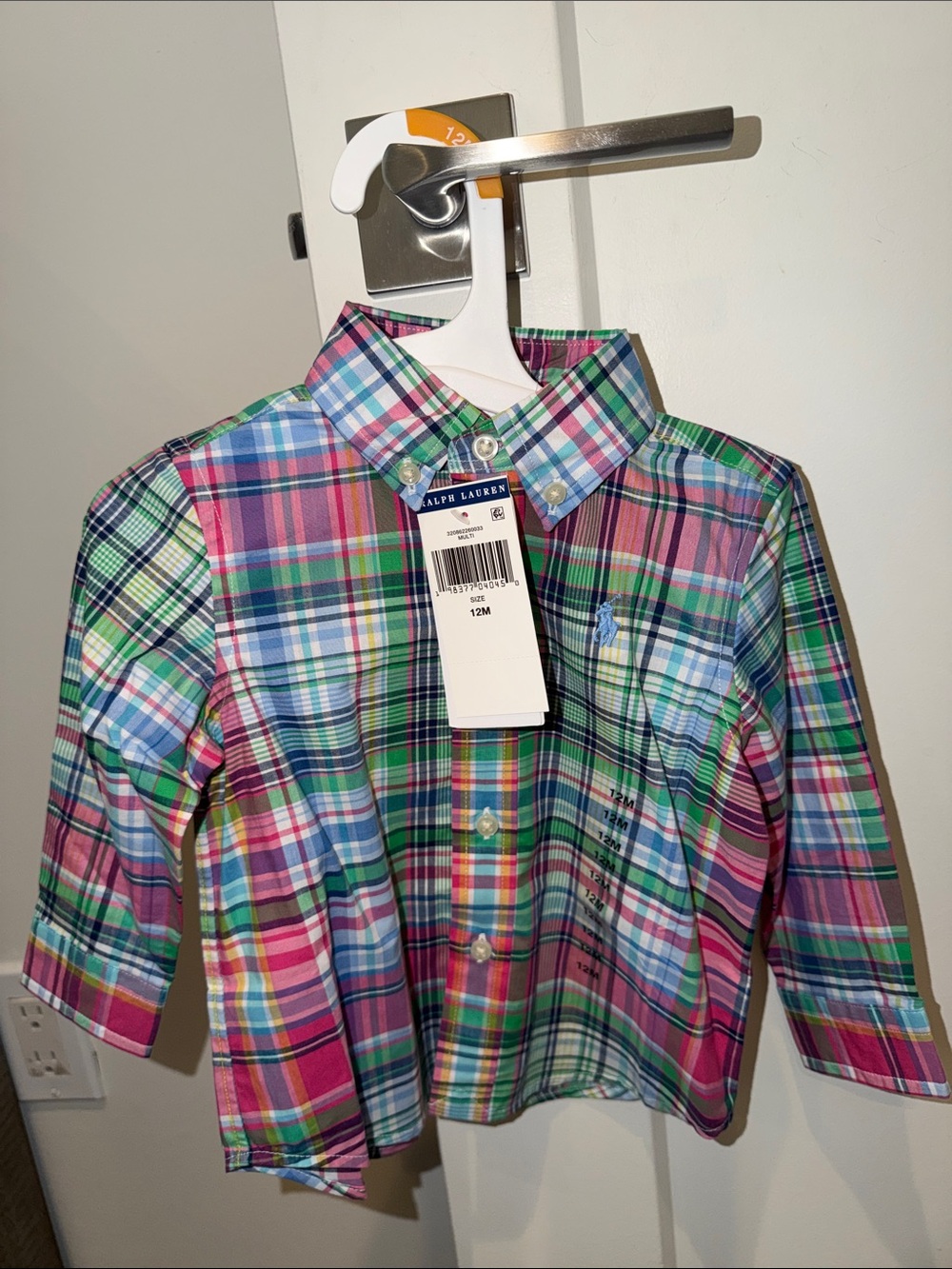Ralph Lauren Kids Multi-Color Plaid Button-Down Shirt